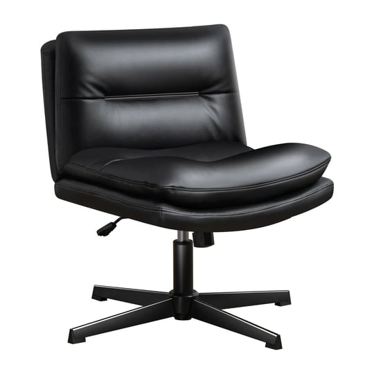 office-armless-desk-chair-no-wheelsthick-padded-leather-chairs-adjustable-swivel-rocking-vanity-chai-1