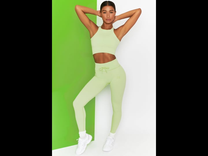 oh-polly-energise-ribbed-tie-front-full-length-leggings-in-lime-m-1