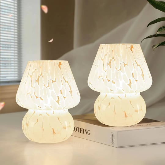 onewish-cute-mushroom-lamp-small-bedside-table-lamp-set-of-2-stepless-dimmable-translucent-glass-whi-1