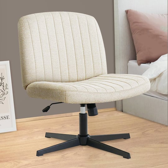 orange-factory-cross-legged-office-desk-chair-no-wheels-fabric-padded-modern-swivel-height-adjustabl-1