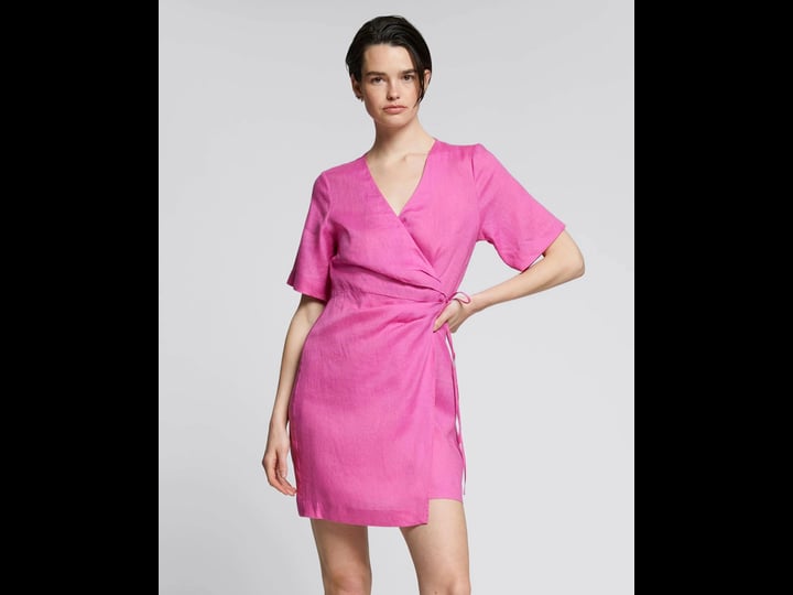 other-stories-linen-wrap-dress-in-pink-1
