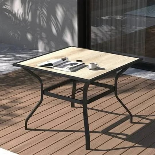outdoor-patio-dining-table-square-metal-table-with-umbrella-hole-and-wood-look-tabletop-for-porchgar-1