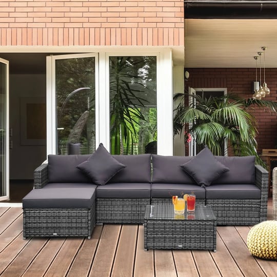 outsunny-6-piece-outdoor-patio-rattan-wicker-furniture-sofa-set-w-cushions-grey-gray-1