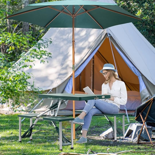 outsunny-outdoor-portable-folding-picnic-table-with-seats-green-1