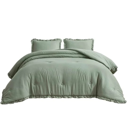 oversized-king-sage-microfiber-3-piece-comforter-set-with-ruffled-edge-trim-1