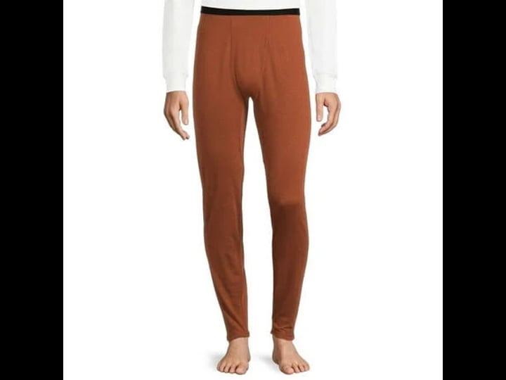 ozark-trail-mens-merino-wool-blend-thermal-bottoms-size-medium-brown-1
