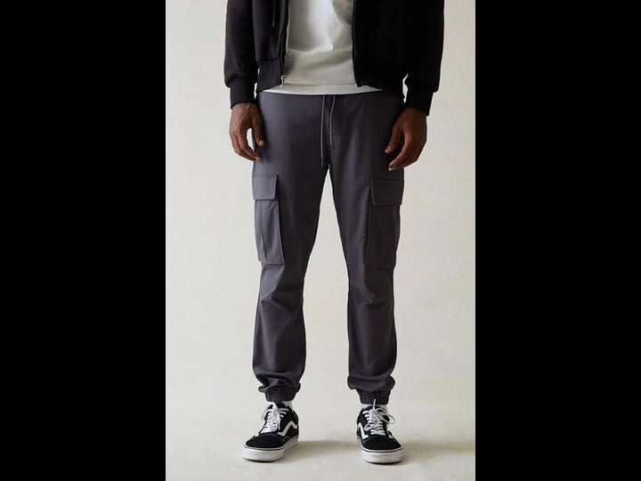 pacsun-mens-performance-gray-slim-cargo-joggers-in-dark-gray-size-medium-1