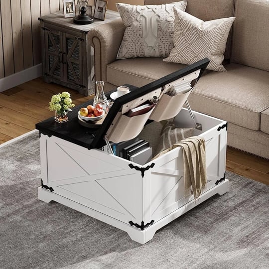 pakasept-farmhouse-coffee-table-large-hidden-storage-compartment-whiteblack-1