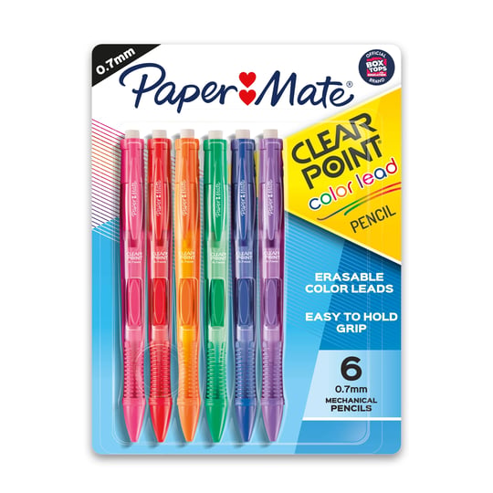 paper-mate-clearpoint-color-lead-mechanical-pencils-0-7mm-assorted-colors-6-1