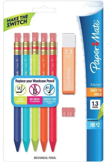 paper-mate-mates-mechanical-pencil-starter-kit-fashion-color-barrels-5-pack-1