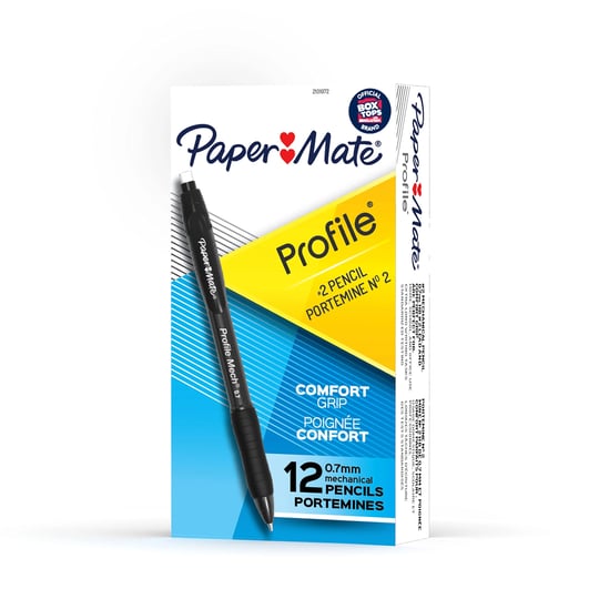 paper-mate-profile-mechanical-pencils-0-7-mm-hb-2-black-lead-black-barrel-dozen-1