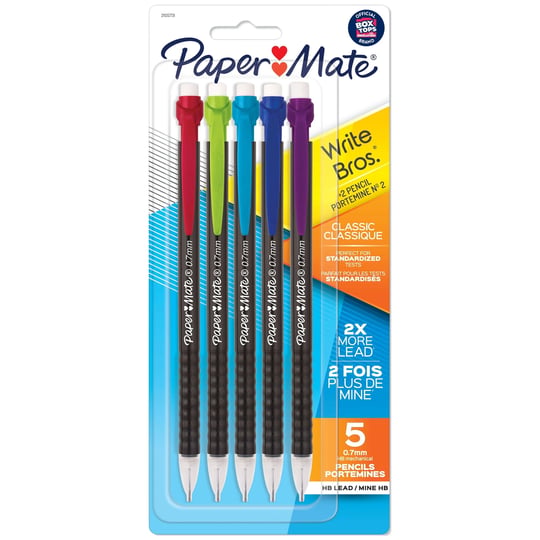 paper-mate-write-bros-pencils-hb-mechanical-classic-0-7-mm-5-pencils-1