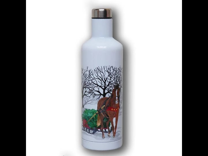 paper-products-design-winter-horse-sleigh-water-bottle-1
