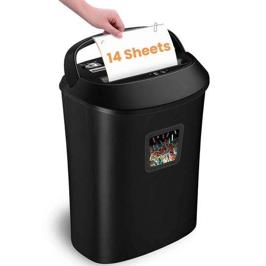 paper-shreddervidateco-14-sheet-cross-cut-shredder-with-us-patented-cutteralso-shreds-card-cdheavy-d-1