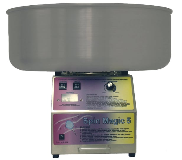 paragon-manufactured-fun-7150300-spin-magic-5-cotton-candy-machine-with-plastic-bowl-as-shown-1