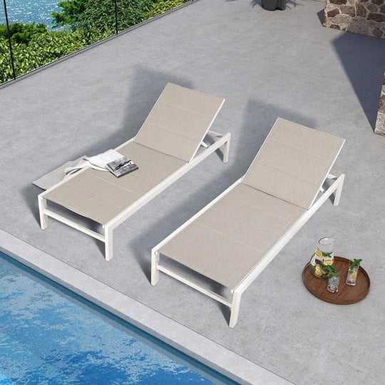 patio-2-piece-aluminum-chaise-lounge-with-5-position-backrest-in-beige-1