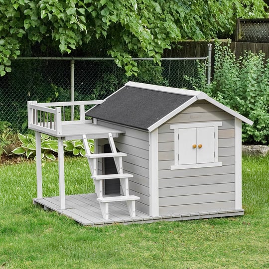 pawhut-wooden-outdoor-dog-house-2-tier-raised-pet-shelter-with-stairs-weather-resistant-roof-and-bal-1
