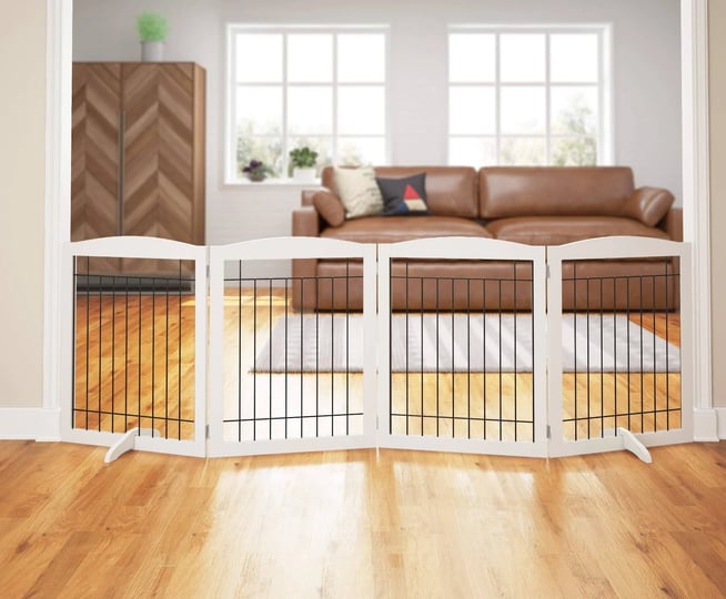 pawland-96-inch-extra-wide-dog-gate-for-the-house-doorway-stairs-freestanding-1