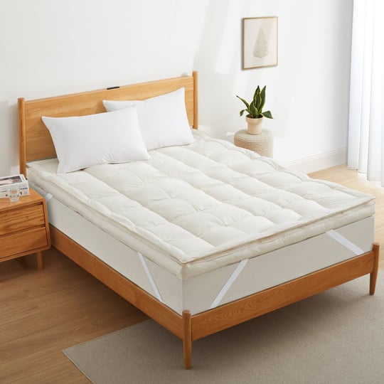 peace-nest-white-goose-feather-bed-fitted-mattress-topper-with-100-organic-cotton-cover-off-white-3--1