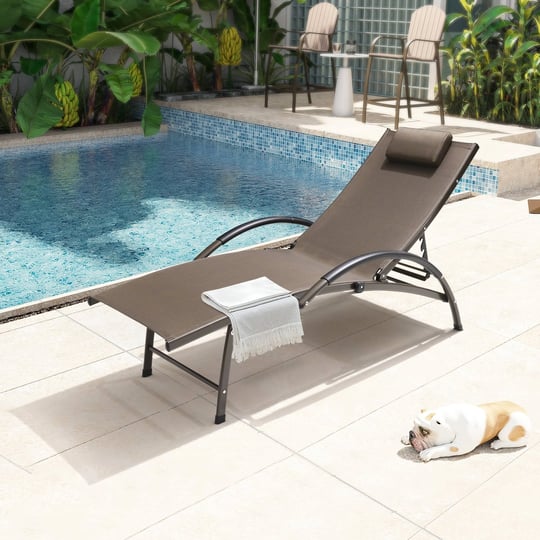 pellebant-outdoor-chaise-lounge-patio-aluminum-folding-reclining-chair-in-brown-1