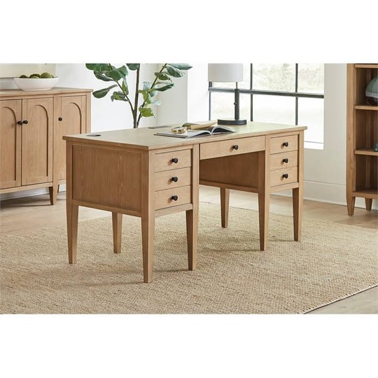 pemberly-row-modern-wood-half-pedestal-desk-wood-fully-assembled-light-brown-pr-4753-2734298