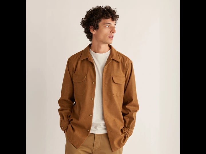 pendleton-mens-board-shirt-camel-mix-solid-l-1