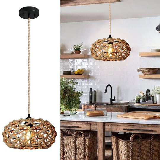 pendtlit-hand-woven-rattan-pendant-light-rustic-hemp-rope-cage-basket-farmhouse-boho-coastal-hanging-1