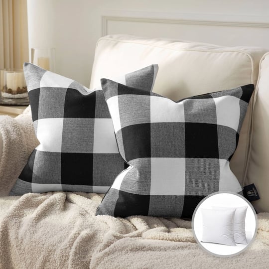 phantoscope-buffalo-checker-plaids-series-cushion-decorative-throw-pillow-18-inch-x-18-inch-black-wh-1