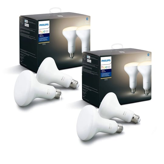 philips-hue-white-smart-br30-bulbs-with-bluetooth-hue-hub-compatible-4-pack-538173-4-1