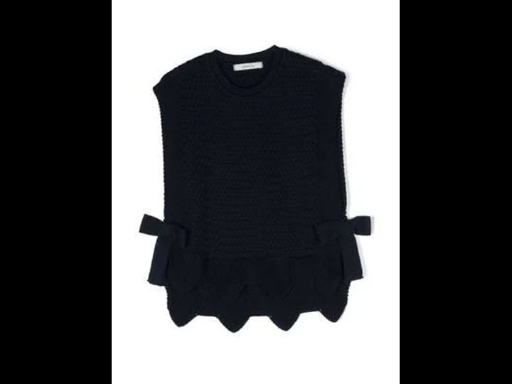 piccola-ludo-chunky-knit-merino-wool-vest-blue-1