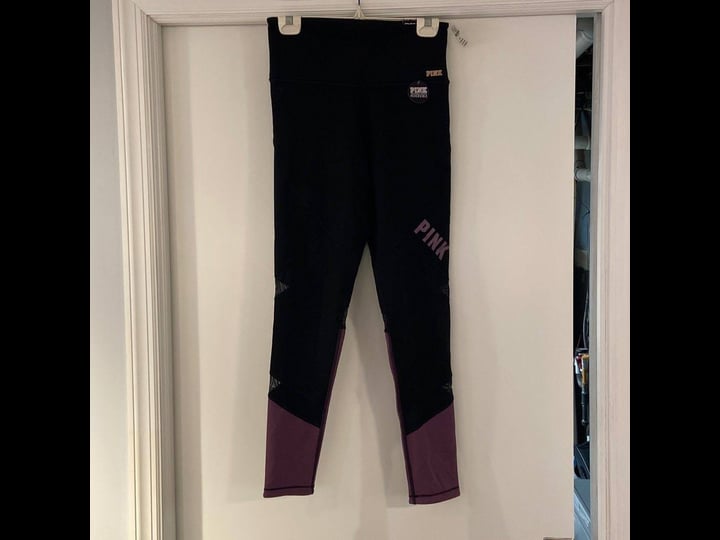 pink-victorias-secret-pants-jumpsuits-pink-reversible-leggings-medium-color-black-pink-size-m-jessic-1