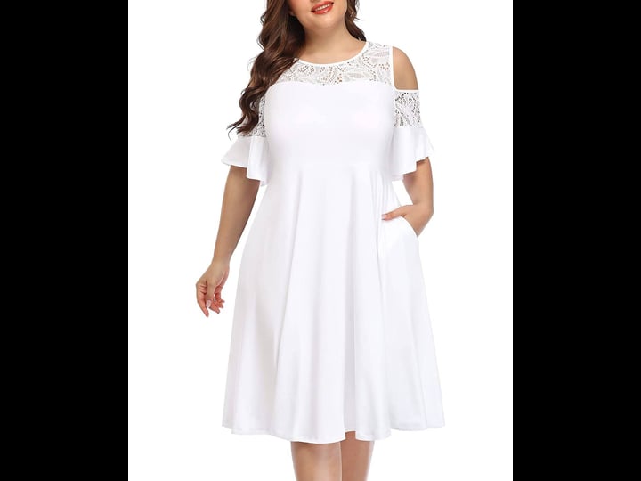 pinup-fashion-plus-size-cold-shoulder-mesh-neck-wedding-guest-swing-midi-dresses-with-pockets-1
