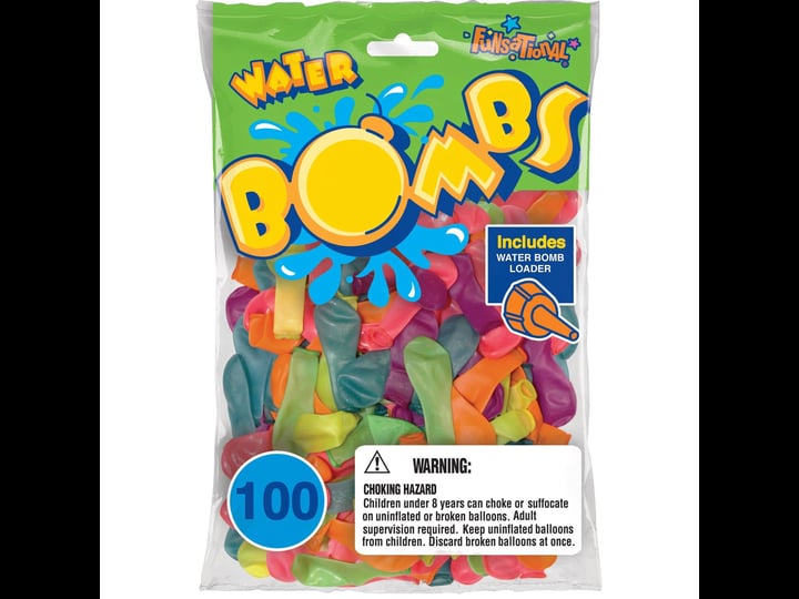 pioneer-national-latex-54864-water-bombs-water-balloons-assorted-colors-100-count-1