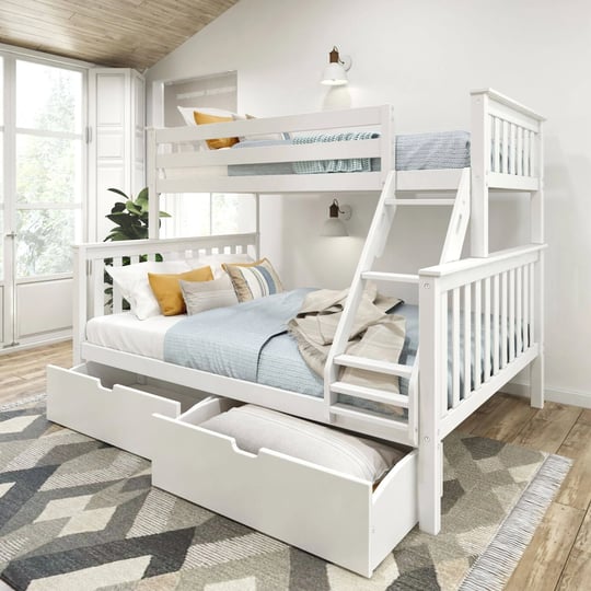 plank-and-beam-twin-xl-over-queen-bunk-bed-with-storage-drawers-white-1
