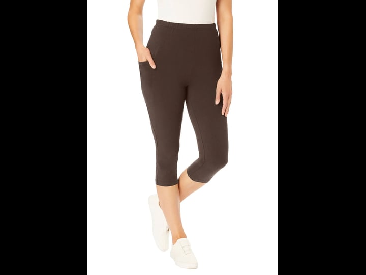 plus-size-womens-pocket-capri-legging-by-woman-within-in-chocolate-size-5x-1
