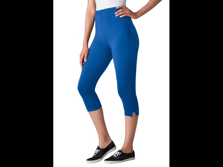 plus-size-womens-stretch-cotton-capri-legging-by-woman-within-in-bright-cobalt-size-5x-1