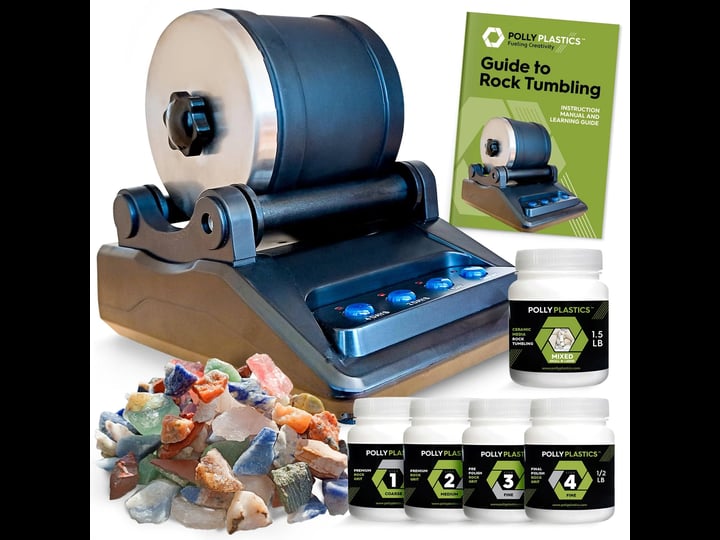 polly-plastics-rock-polishing-kit-with-fast-speed-rock-tumbler-2lb-rough-gemstones-professional-poli-1