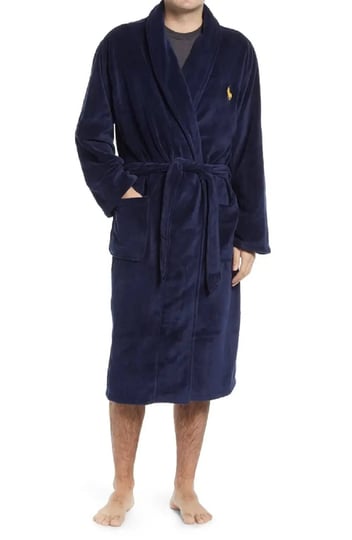 polo-ralph-lauren-mens-shawl-collar-plush-robe-navy-size-large-1