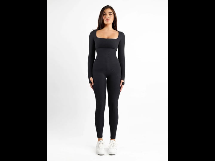 popilush-seamless-thumb-hole-square-neck-long-sleeve-jumpsuit-black-l-for-women-yoga-activewear-jump-1