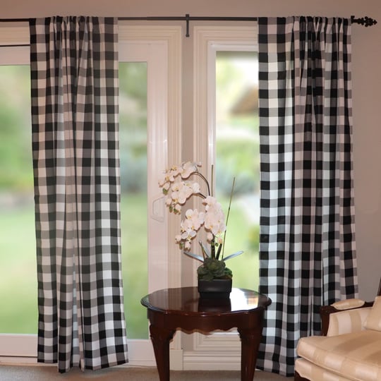 poplin-buffalo-checkered-window-curtain-56-inch-wide-black-and-white-120-tall-2-1