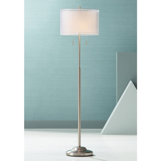 possini-euro-design-modern-floor-lamp-brushed-steel-sheer-and-linen-double-drum-shade-for-living-roo-1