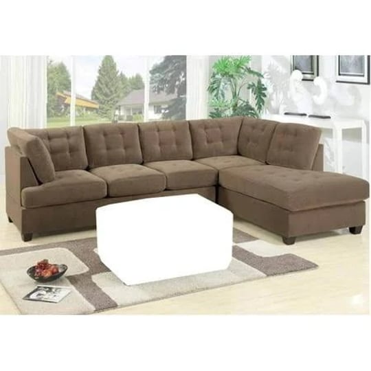 poundex-f7140-beige-suede-microfiber-fabric-sectional-sofa-1