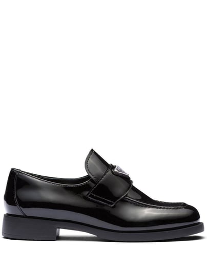prada-triangle-logo-patent-leather-loafers-black-1