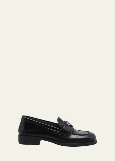 prada-womens-triangle-logo-patent-leather-loafers-black-6