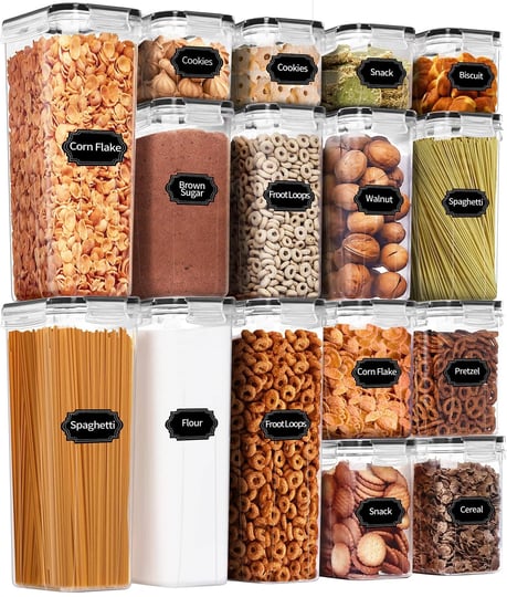 praki-airtight-food-storage-container-set-16-pcs-bpa-free-plastic-dry-food-canisters-for-kitchen-pan-1