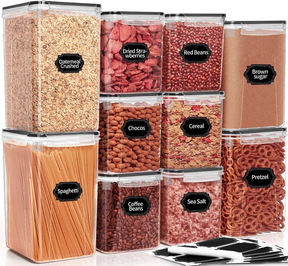 praki-large-airtight-food-storage-containers-10pcs-bpa-free-plastic-cereal-storage-containers-kitche-1