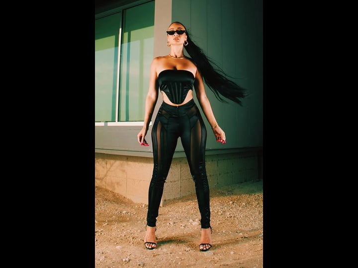 prettylittlething-womens-black-mesh-panel-curved-waistband-zip-front-leggings-size-5
