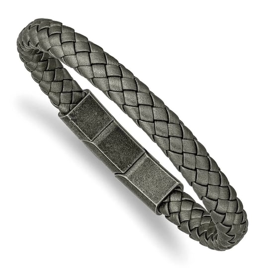 primal-steel-stainless-steel-antiqued-white-bronze-plated-grey-leather-with-0-5-inch-extension-brace-1