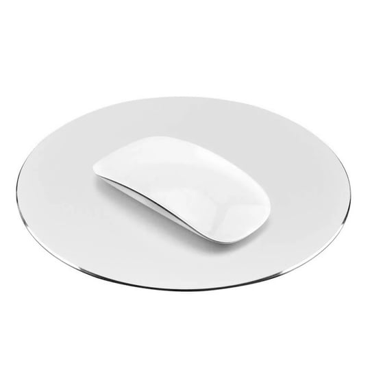proelife-premium-aluminum-metal-mouse-pad-mice-mat-8-66-inch-mousepad-with-anti-slip-base-round-silv-1