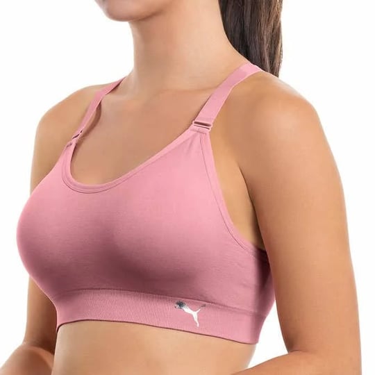 puma-womens-removable-cups-racerback-sports-bra-2-pack-pink-white-small-1
